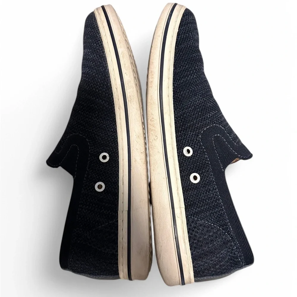 Johnston & Murphy Trenton Navy Men’s Knit Slip-On Shoes - Picture 2 of 4
